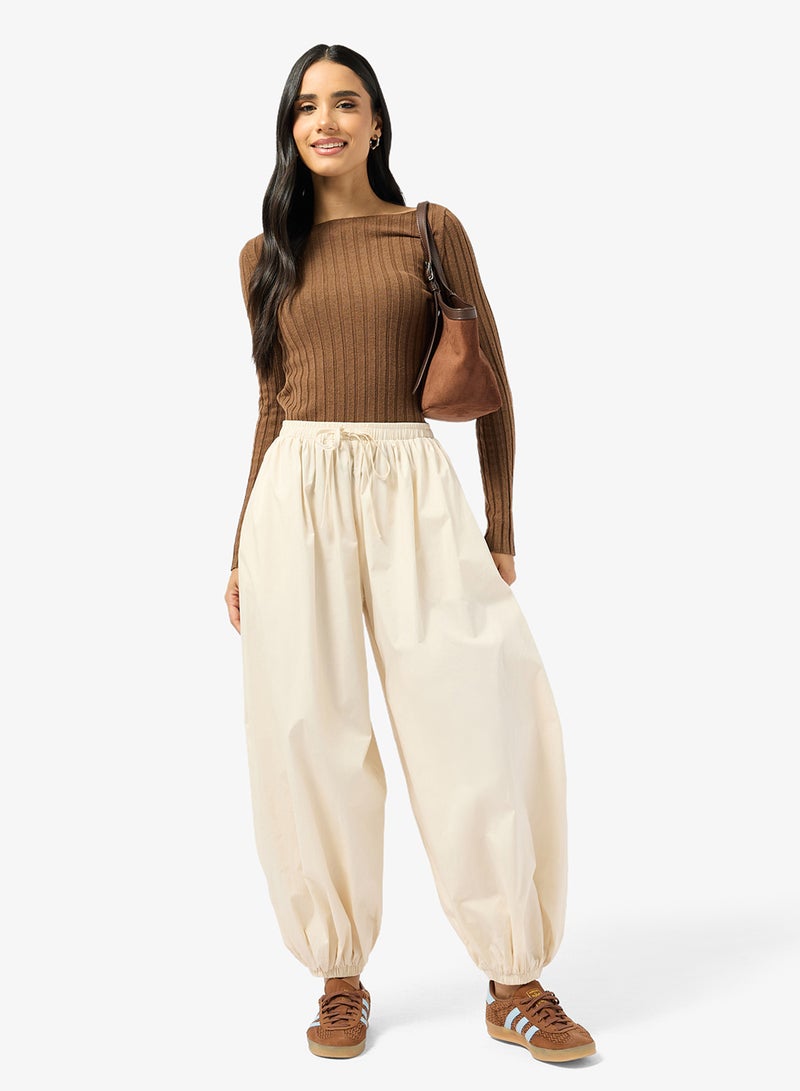 Ginger Pleated Wide Leg Balloon Pants - Image 2